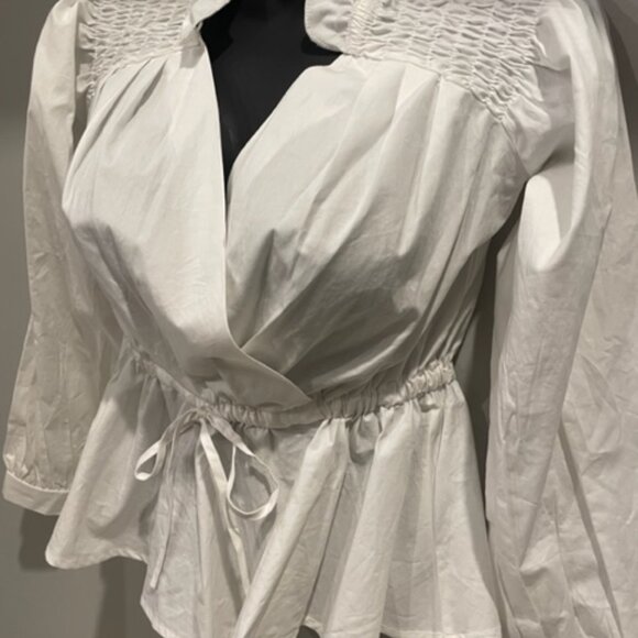 Off Shoulder White Top - Picture 4 of 6